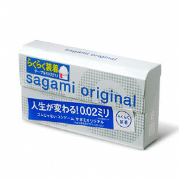 Презервативы Sagami  Original Quick 0.02 полиуретановые, 6шт