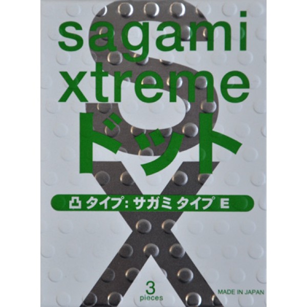 Презервативы Sagami Xtreme Dotted латексные 3 шт.