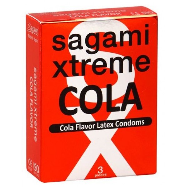 Презервативы Sagami N3 Xtreme COLA латексные