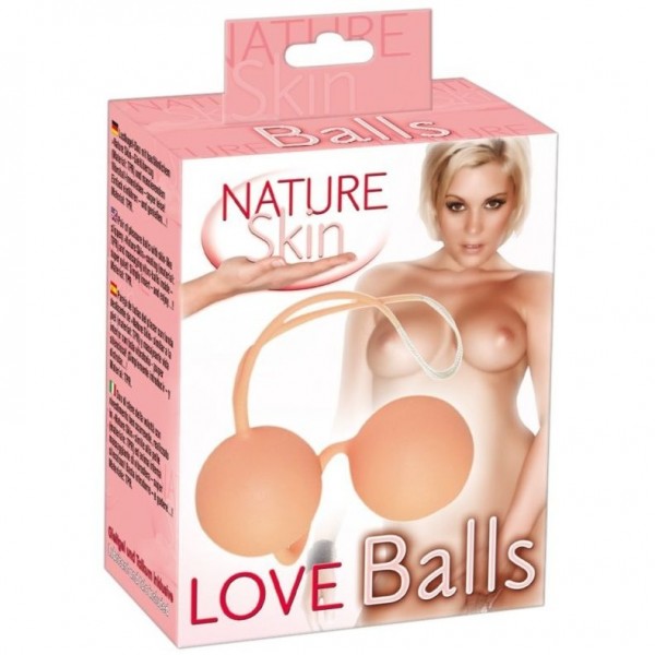 Шарики вагинальные Nature Skin Loveballs