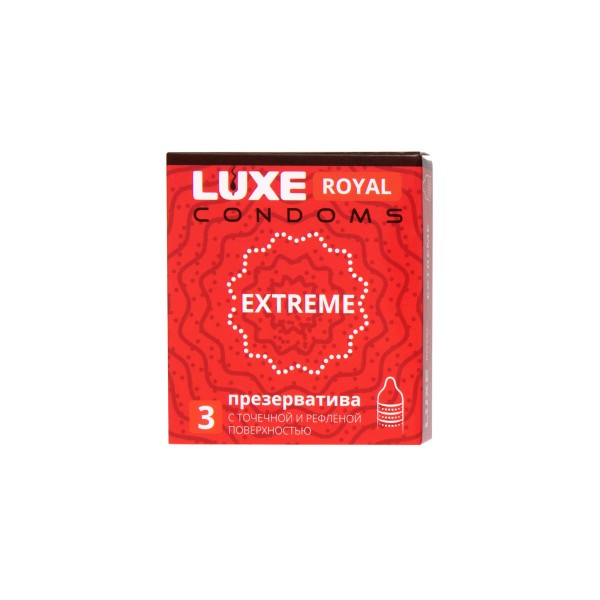 Презервативы Luxe ROYAL EXTREME 3шт