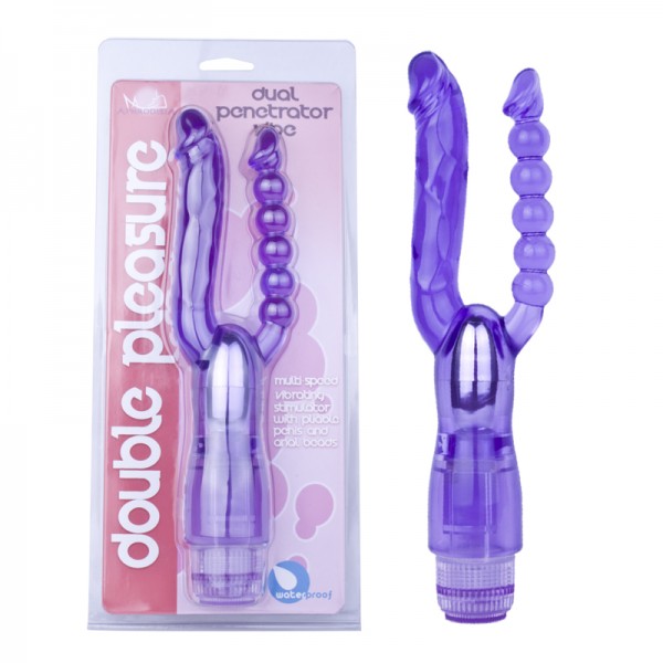 Вибратор с двойной стимуляцией Dual Penetrator Vibe 83050-Purple, Фиолетовый